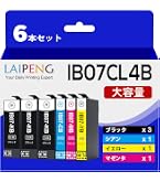 Amazon.co.jp: 【LAIPENG】エプソン用IB07CL4B + IB07KBインク